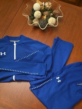 Under Armour Royal Blue Zip Jacket & Track Pants Set
